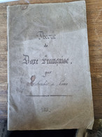 RARE CAHIER THEORIE DE BOXE FRANCAISE 1848 / ECRIT A LA PLUME PAR LEBOUCHER DE ROUEN - Boxing