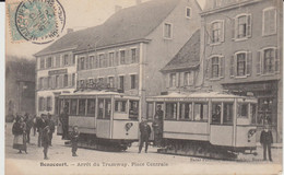 BEAUCOURT (90) - Arrêt Du Tramway Beaucourtois - Place Centrale - Bon état - Beaucourt