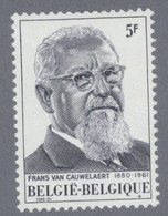 1980 Nr 1965** Zonder Scharnier,Frans Van Cauwelaert. - Unused Stamps