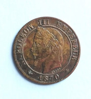 Napoleon III Un Centime 1870 A TTB - 1 Centime