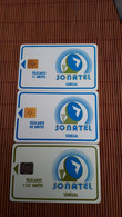 Phonecard Senegal 11+40+120 Units Used Rare - Sénégal