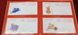 China Covers,2023-1,year Of The Rabbit，11 Covers+1pcs - Lettres & Documents