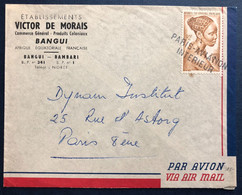 A.E.F. Divers Sur Enveloppe Griffe PARIS AVIATION INTERIEUR Oblitérante- (B1929) - Lettres & Documents