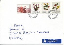 Norway Cover Sent To Germany Krossen Sandnes 4-3-1994 Topic Stamps - Brieven En Documenten