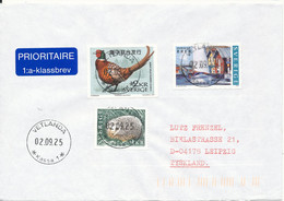 Sweden Cover Sent To Germany 25-9-2002 Topic Stamps - Lettres & Documents