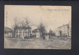 Belgien PK Enghien Place De Vieux Marche Feldpost Bahnpost 1915 - Enghien - Edingen