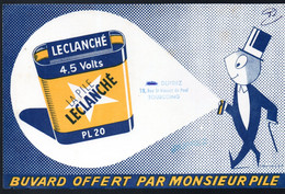 Lille (59)  Buvard PILE LECLANCHE   (M5073) - Accumulators