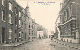 Belgique - Waremme - Rue De Liège Et Rue Du Pont - Phot. H. Bertels - Animé - Fontaine - Carte Postale Ancienne - Borgworm