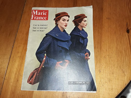 MARIE FRANCE N°509 1954 Mode Fashion French Women's Magazine - Moda