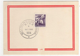 Carte Commémorative  , Postcard Du 14/01/66 - 1961-70 Lettres