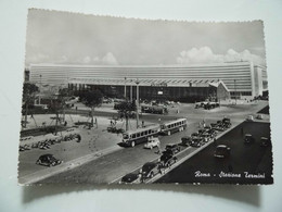 Cartolina Viaggiata "ROMA Stazione Termini" 1955 - Stazione Termini