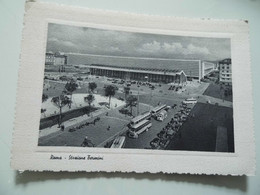 Cartolina Viaggiata "ROMA Stazione Termini" 1958 - Stazione Termini