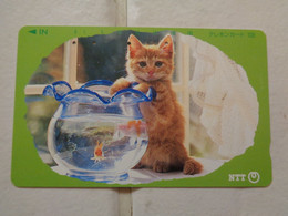 Japan Phonecard - Katzen
