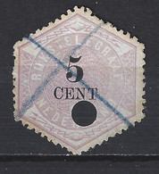 NVPH TG 3 Nederland Netherlands Pays Bas Niederlande Holanda 3 Used; Telegram, Telegramme, Telegrama 1877 - Telegrafi