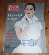 MARIE FRANCE N°494 1954 Mode Fashion French Women's Magazine - Moda