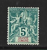 Timbre De Colonie Française Grande Comores Neuf * N 4  Voir Scanne - Unused Stamps