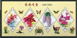 Corée Du Nord ** N° 3643 à 3646 - Orchidées - - Corée Du Nord
