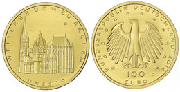 100 Euro 2012 D, Aachen. 1/2 Unze Feingold. In Originalschatulle Mit Zertifikat. Stempelglanz. Jaeger 574. - Germany