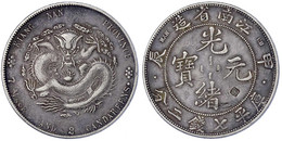 Dollar (Yuan) Jahr Chia Chen = 1904, Provinz Kiang Nan, Mit HAH Und CH. Relief-Chopmark "Guang". Sehr Schön. Lin Gwo Min - Cina