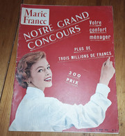 MARIE FRANCE N°484 1954 Mode Fashion French Women's Magazine - Fashion