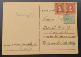 Hungary - Tábori Posta -1946 Poroszló  4/44 - Lettres & Documents