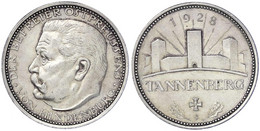 Silbermedaille 1928 Von Glöckler. Auf Das Tannenberg-Denkmal. 36 Mm; 24,86 G Vorzüglich. Schlumberger 27 (dort In Au). - Zonder Classificatie