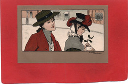 COUPLE Homme Femme---ILLUSTRATION  ETHEL  PARKINSON------voir 2 Scans - Parkinson, Ethel