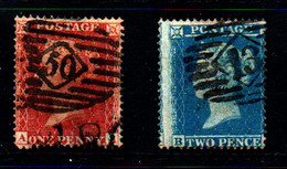 Gran Bretaña  Nº 12/13. Año 1854/8 - Used Stamps