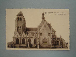 Zoutleeuw - Léau - Zicht Op De Kerk. Zuiderkant. Vue De L'église. Côté Sud - Zoutleeuw