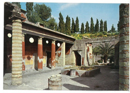 BR2699 Ercolano Casa Del Rilievo Di Telefo L’atrio Non Viaggiata - Ercolano