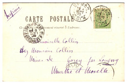 France N°102 - Oblitéré Blidah Sur Carte Postale - Autres & Non Classés