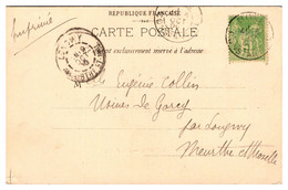 France N°102 - Oblitéré Bône Sur Carte Postale - Other & Unclassified