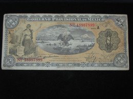 MEXIQUE - 1 Peso 1914 - Gobierno Provisional De Mexico   **** EN ACHAT IMMEDIAT **** - Mexique