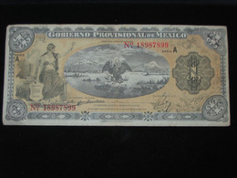 MEXIQUE - 1 Peso 1914 - Gobierno Provisional De Mexico   **** EN ACHAT IMMEDIAT **** - Mexico