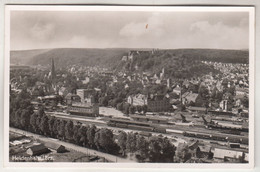 C3979) HEIDENHEIM A. BRZ. - Tole Ansicht Mit BAHNHOF U. ZUG Ansichten U. Blick über Die Stadt ALT 1953 - Heidenheim