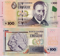 URUGUAY      100 Pesos Urug.       P-95        2015 (2018)        UNC - Uruguay