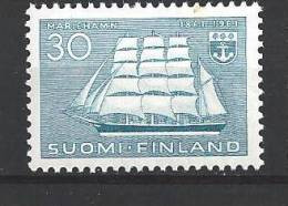 Finlande 1961 N° 507 Voilier Et Ville De Mariehamn - Unused Stamps