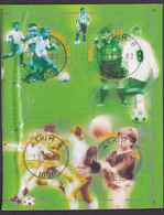 NORVEGE CARNET Y & T C 1371  FOOTBALL 2002 OBLITERE SANS LA COUVERTURE - Carnets