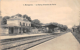 MONTGERON - La Gare, Direction De Paris - Montgeron