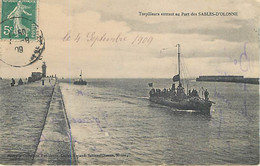 MILITAIRE - TORPILLEURS Entrant Au Port Des SABLES D OLONNE - Equipment