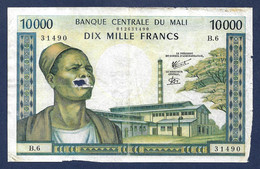 Mali 10000 Francs 1970 P15 Fine - Malí