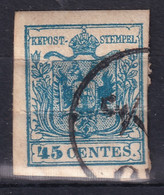 AUSTRIA / LOMBARDO-VENEZIA 1850/54 - Canceled - ANK LV5 - 45c - Gebraucht