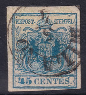 AUSTRIA / LOMBARDO-VENEZIA 1850/54 - Canceled - ANK LV5 - 45c - Usados