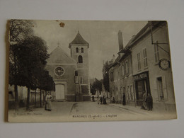 VAL DE MARNE-MANDRES-L'EGLISE-ANIMEE - Mandres Les Roses