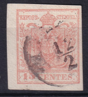 AUSTRIA / LOMBARDO-VENEZIA 1850/54 - Canceled - ANK LV3 - 15c - Used Stamps