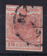 AUSTRIA / LOMBARDO-VENEZIA 1850/54 - Canceled - ANK LV3 - 15c - Usados