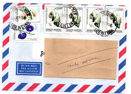 ARGENTINE ARGENTINA Enveloppe Cover Fleur Flower - Cartas & Documentos