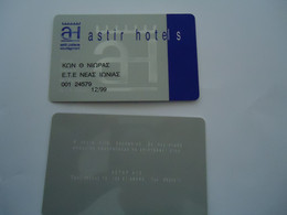 GREECE  ΑΣΤΕΡΑΣ ΒΟΥΛΙΑΓΜΕΝΗΣ  HOTEL KYE MY CARDS NIORAS - Grèce
