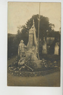 LE TRAIT - Monument Aux Morts - Carte Photo Réalisée Début XXème Par Photo. R. SUEUR - Le Trait