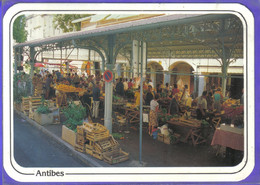 Carte Postale 06. Antibes  Le Marché Provençal   Très Beau Plan - Antibes - Altstadt